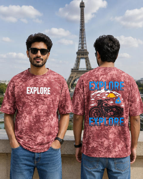 T SHIRT 5 SEELVES  AOP JTE MLXL