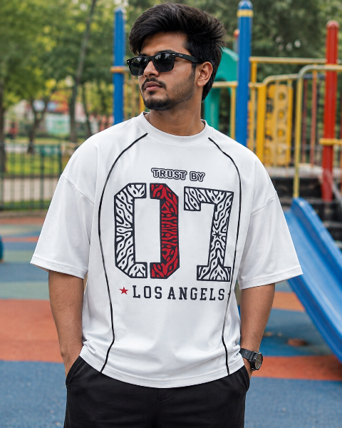 T SHIRT 3/4 DOWN SHOLDER BK PRINT NARUTO MLXL