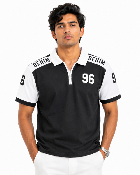 POLOCOLLAR H/S DENIM  MLXL
