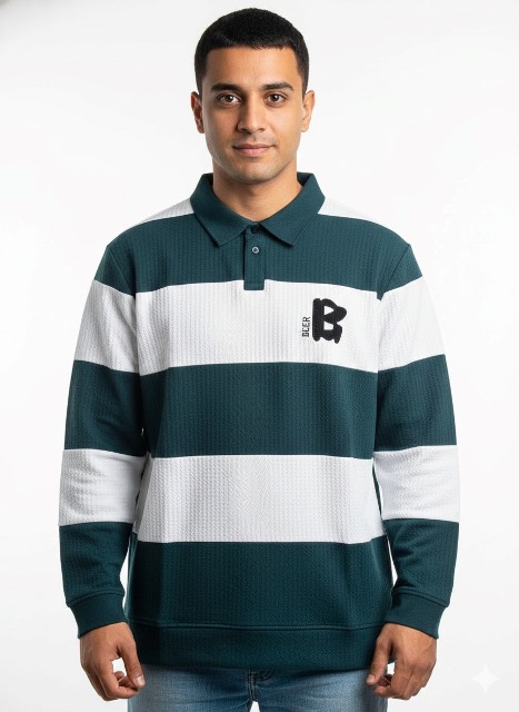 POLO TEES F/S STRIP JTE MLXL