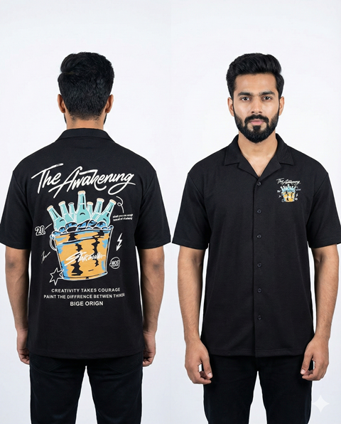 SHIRT 5 SLEEVE B PRNT MLXLXXL