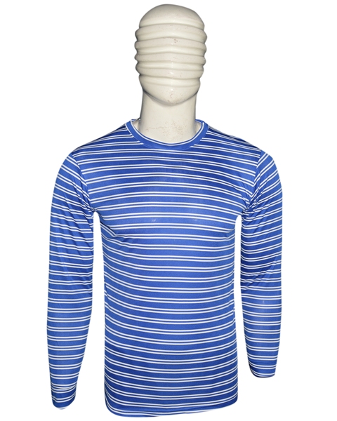 T SHIRT R/F/S STRIP JTE MLXL