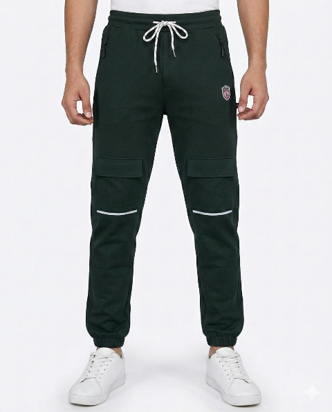 TRACK PANT DRILL D PKT 4 PKT & RIB M L XL