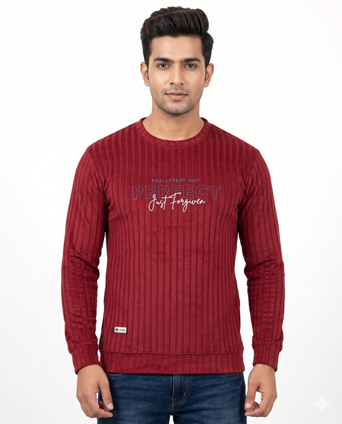 MENS LAREB FULL SLEEVE PRNTD T SHIRT MLXL