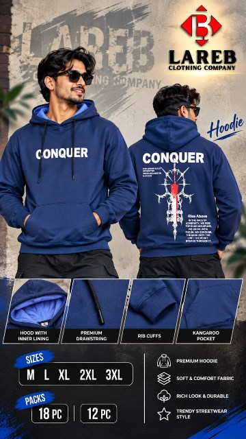 LAREB MENS HOODIES 300GSM MLXL