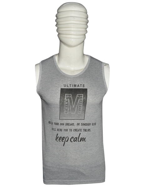 SLEEVE LESS RACE PRINTED XL