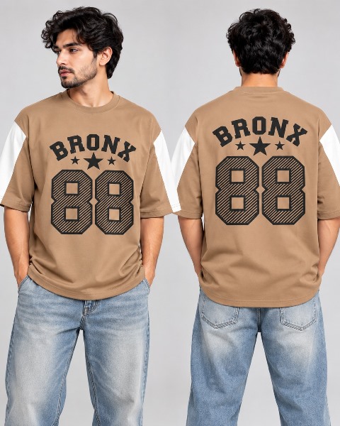 T SHIRT 5 SLEEVE PTTN MIX PRNT SKT MLXL