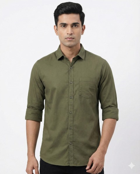 COTTON SHIRTS BHAGWATI PLAIN COLOR MLXL