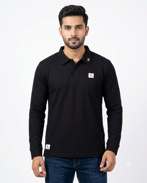 POLO F/S SELF PRNT M L XL 2X/3XL