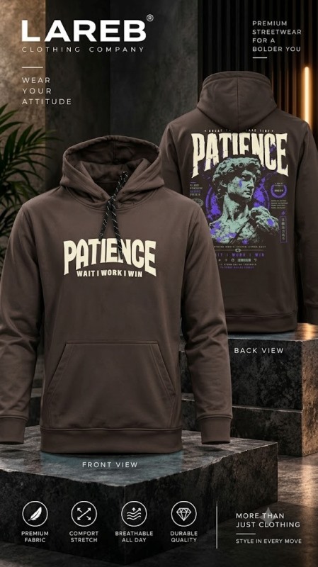 HOODIES FAKE COTTON B PRNT MLXL