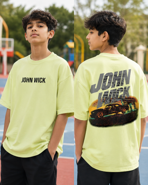 T SHIRTS JTE KIDS PRINTED DOWN SHOULDER XS