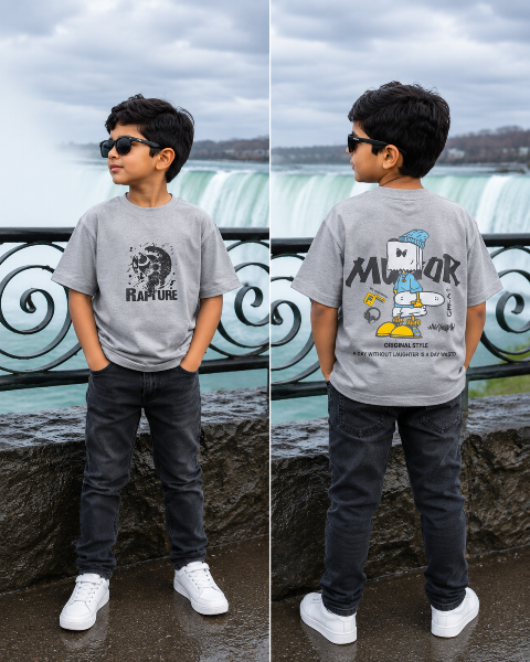 LAREB  KIDS PRINTED D SHOULDER  26/28/30/32/34/36